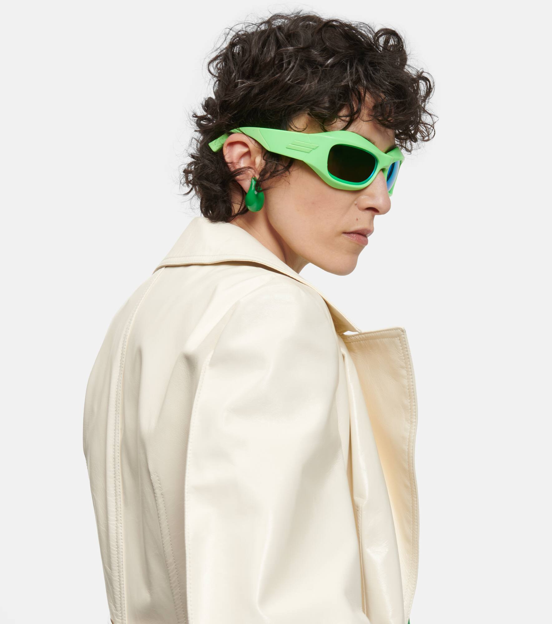 Mirrored oval sunglasses - 3