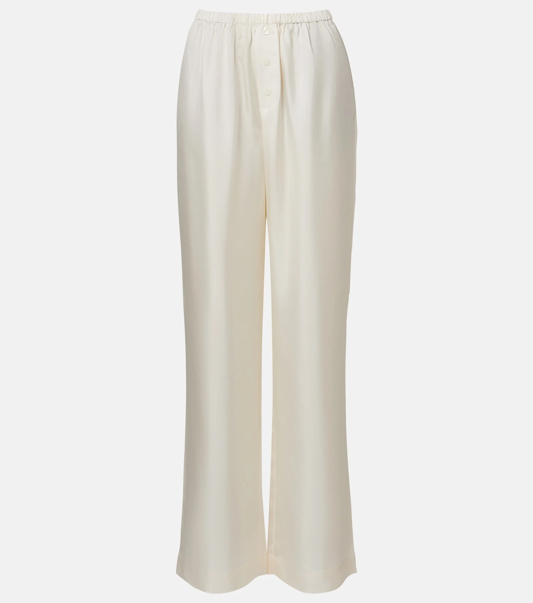 Silk wide-leg pants - 1