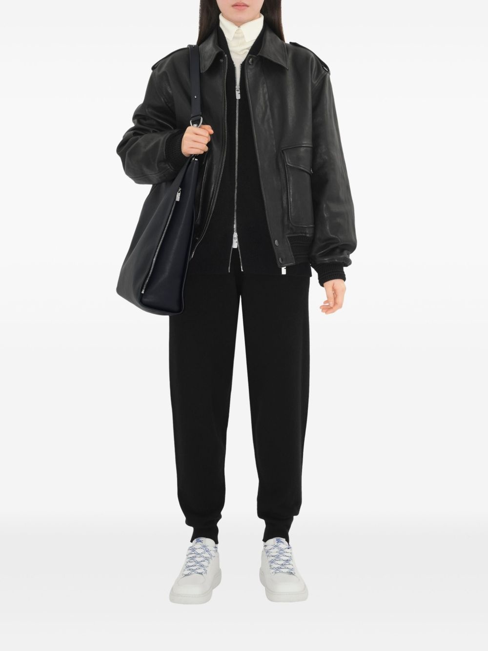 embroidered track pants - 2
