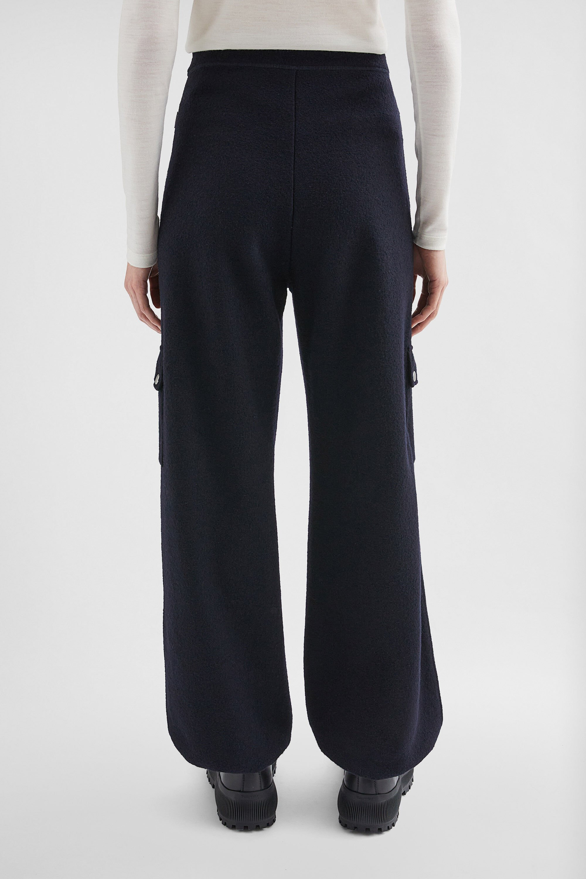Felt Wool Sweatpants - 5