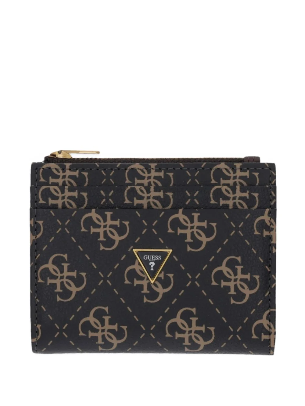 Milano logo-pattern card holder - 1