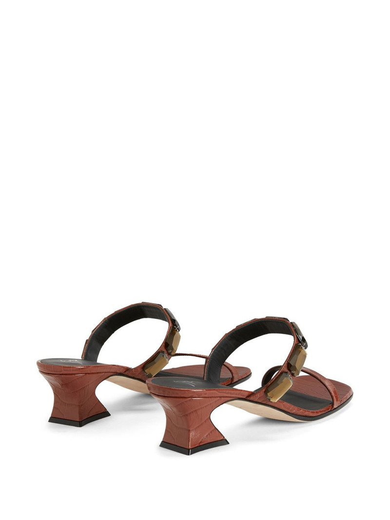 Flaminia 45mm square-toe sandals 3