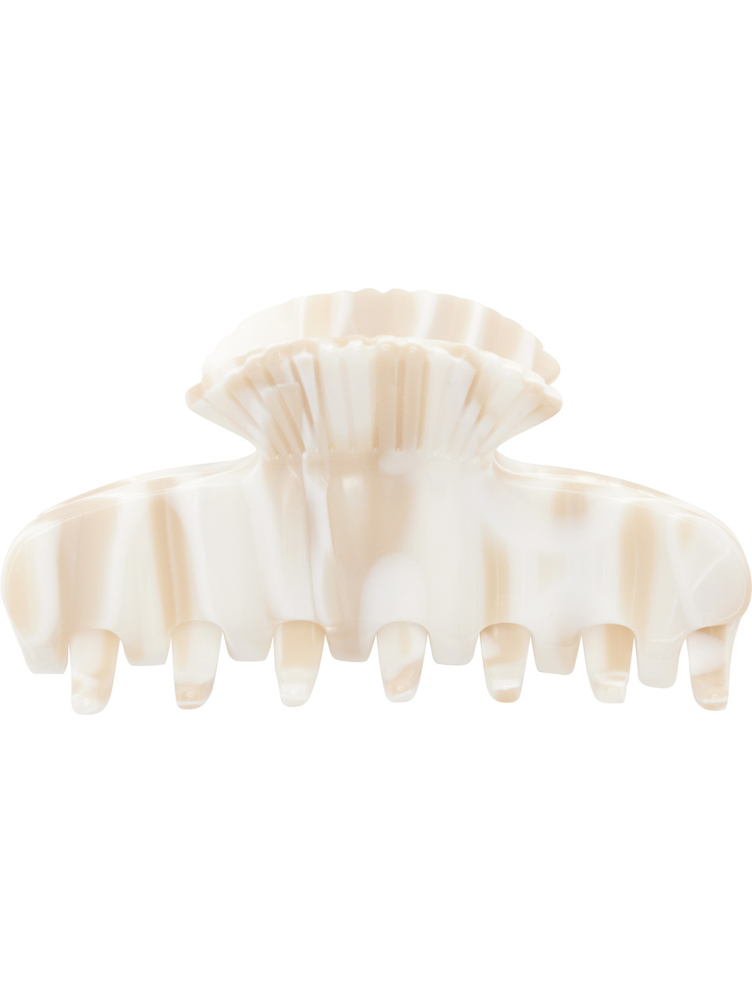 Off-White Small Fan Shell Claw Hair Clip - 2