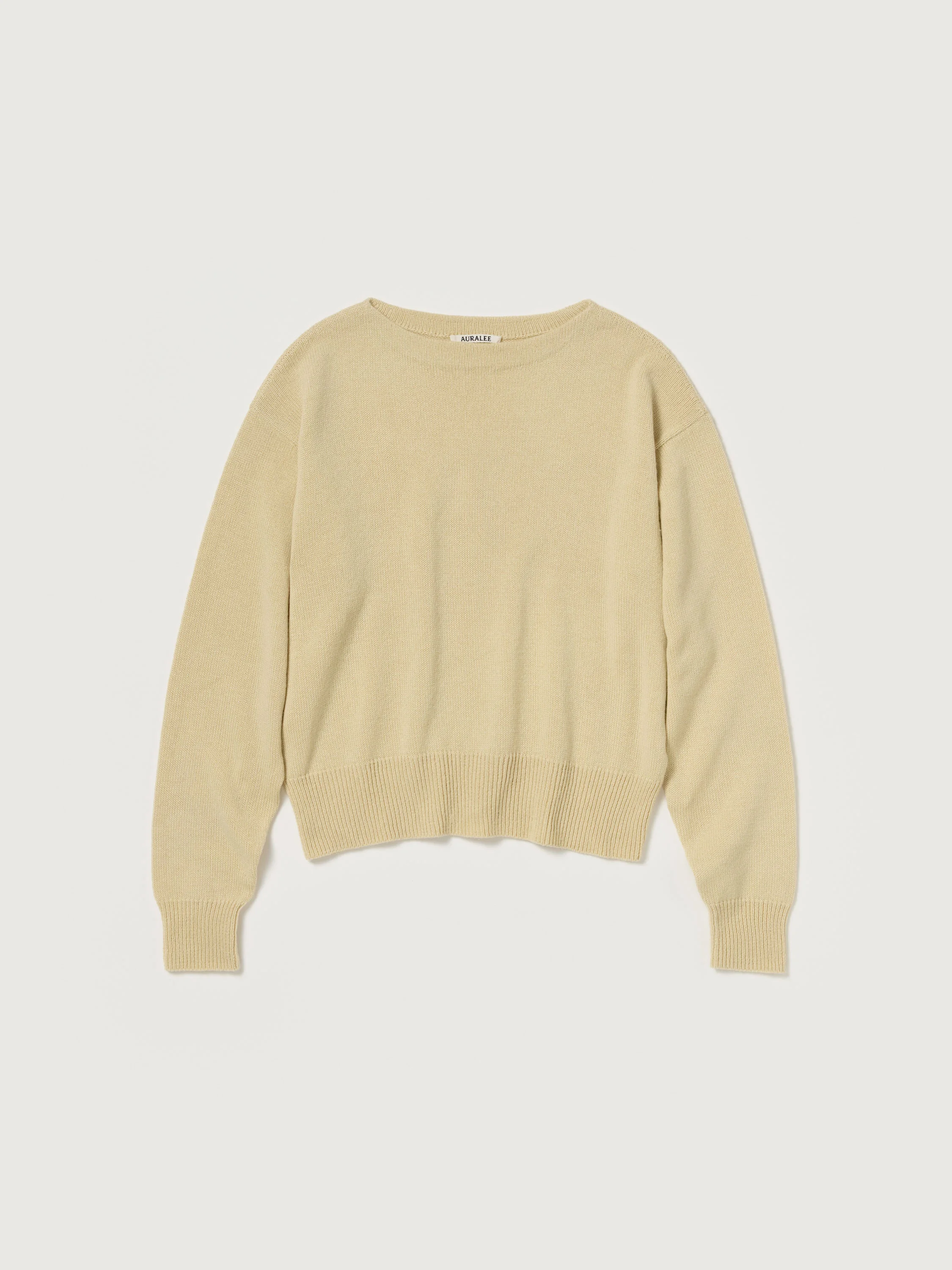 LIGHT CASHMERE KNIT BOAT NECK P/O - 1