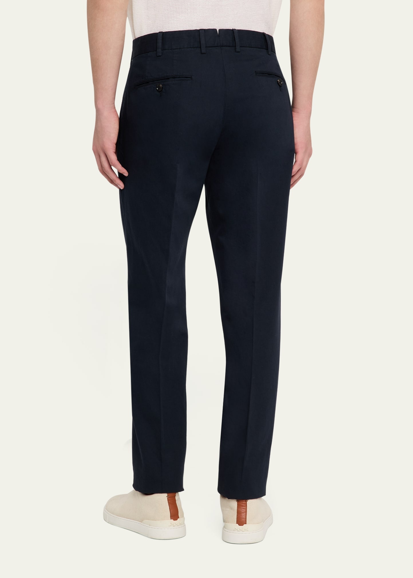 Men's Flat-Front Chino Pants - 3