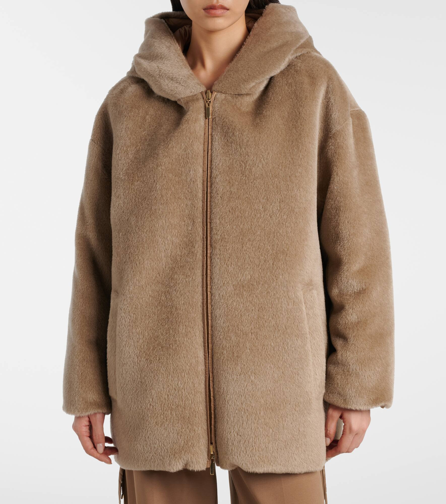 Olivia reversible alpaca and wool down jacket - 6