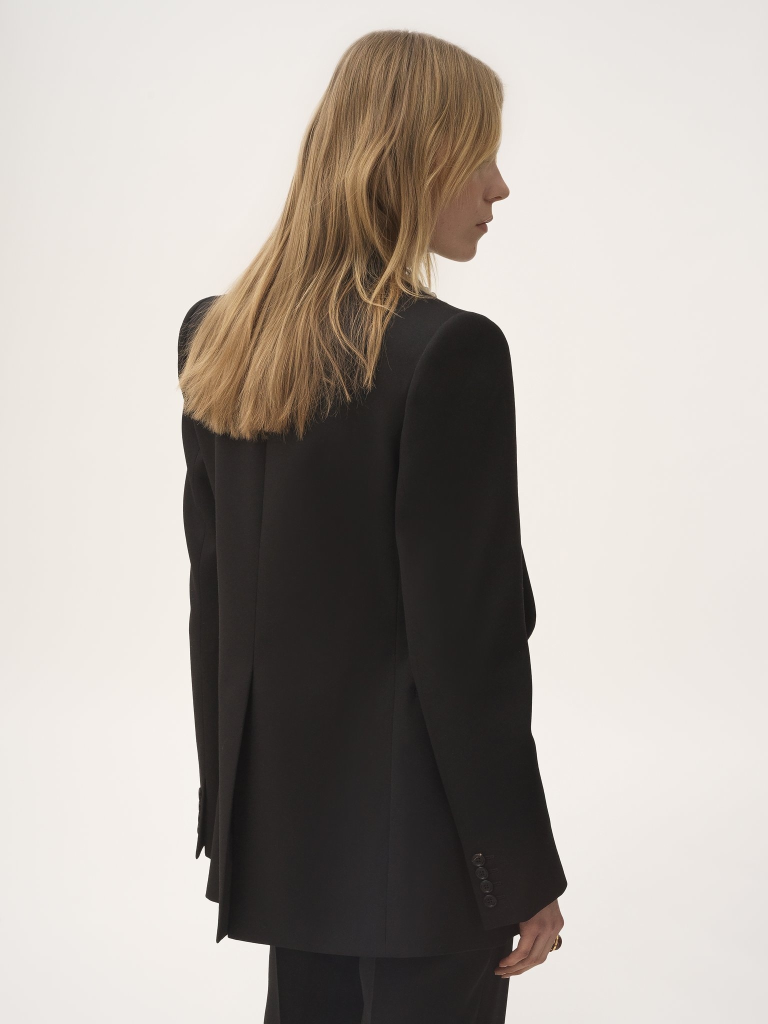 TUXEDO JACKET IN WOOL GRAIN DE POUDRE - 6