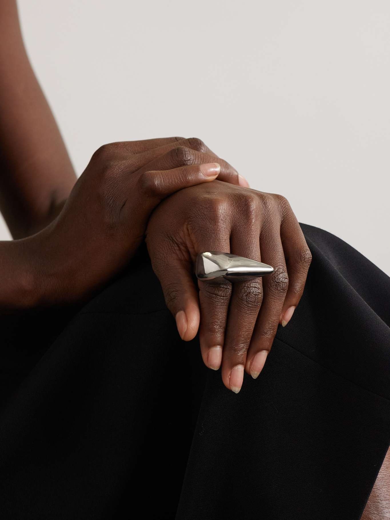 Thorn silver-tone ring - 2