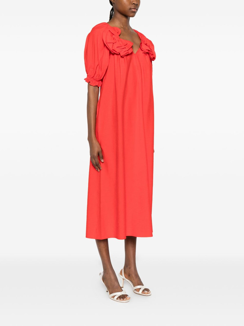 ruffled midi dress 3