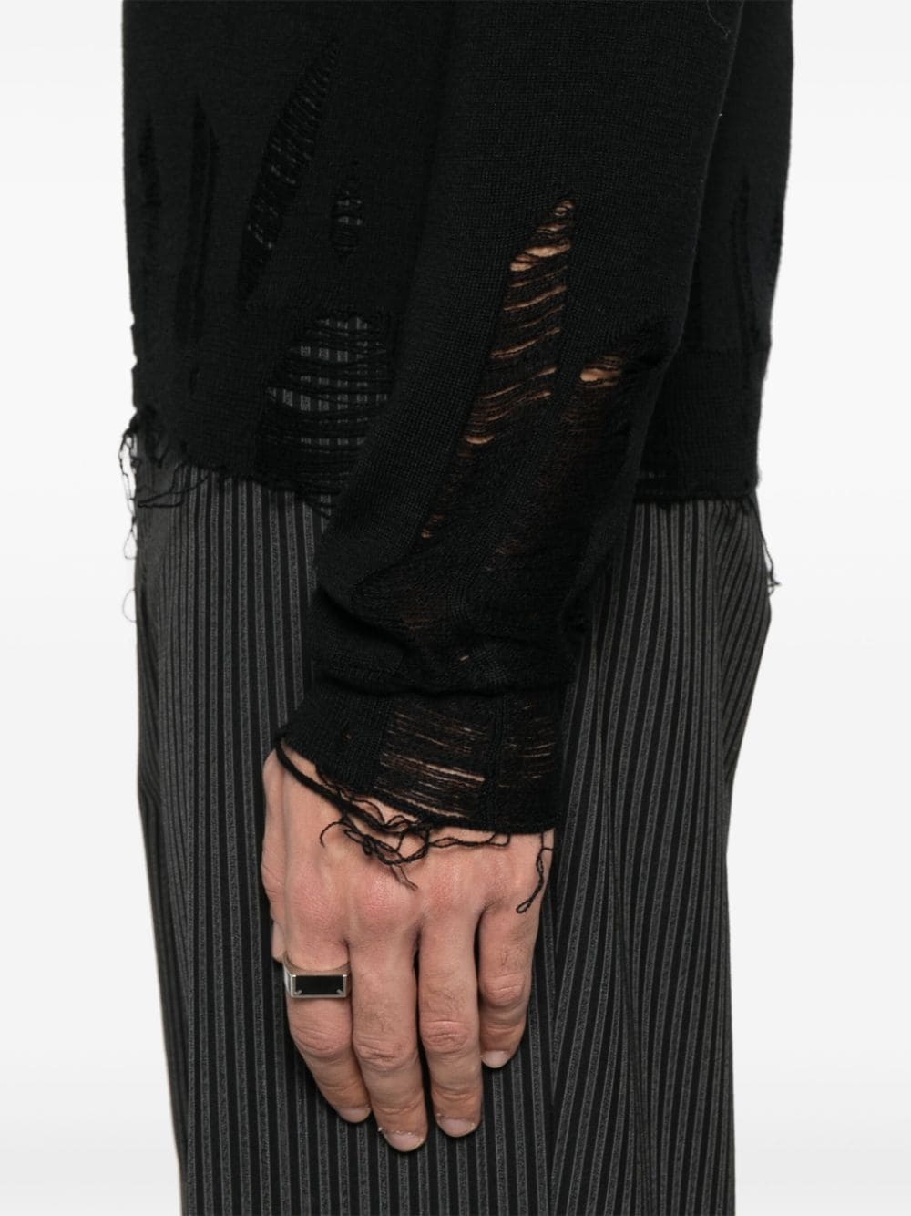distressed sweater - 5