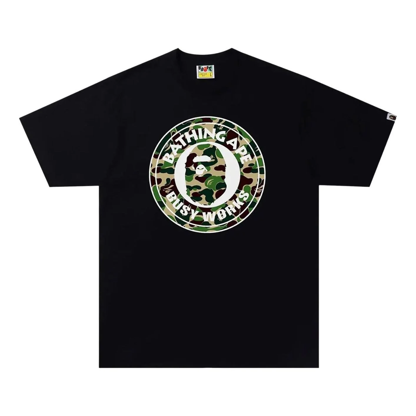 BAPE ABC Camo Busy Works T-Shirt 'Black Green' 1I30-110-006-BLKGREEN - 1