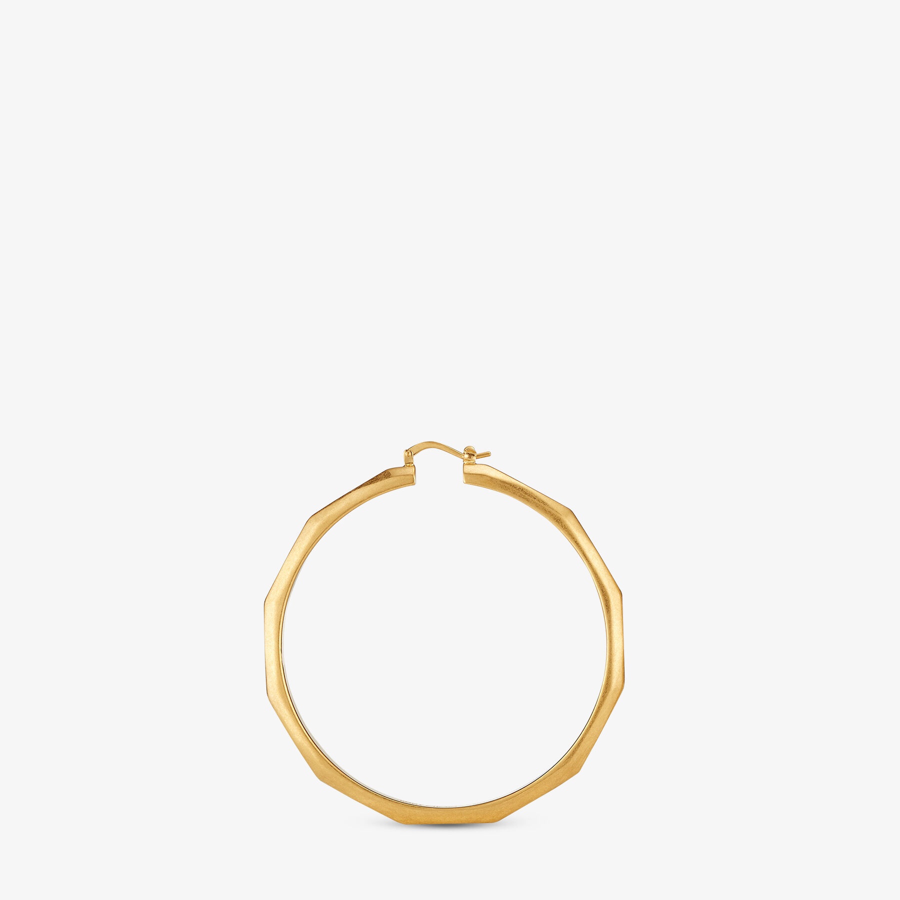 Diamond Chain Hoops M
Gold-Finish Diamond Chain Hoop Earrings - 3
