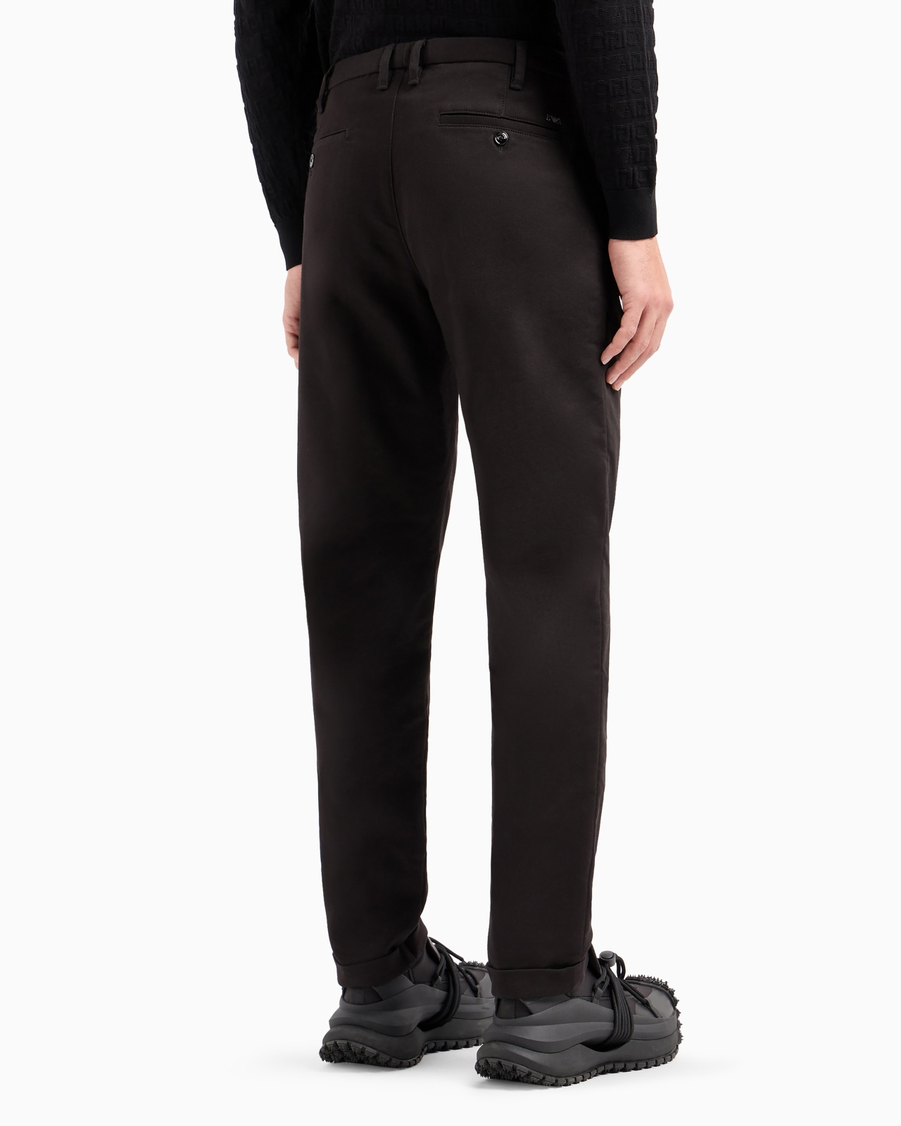 Compact cotton chinos - 3