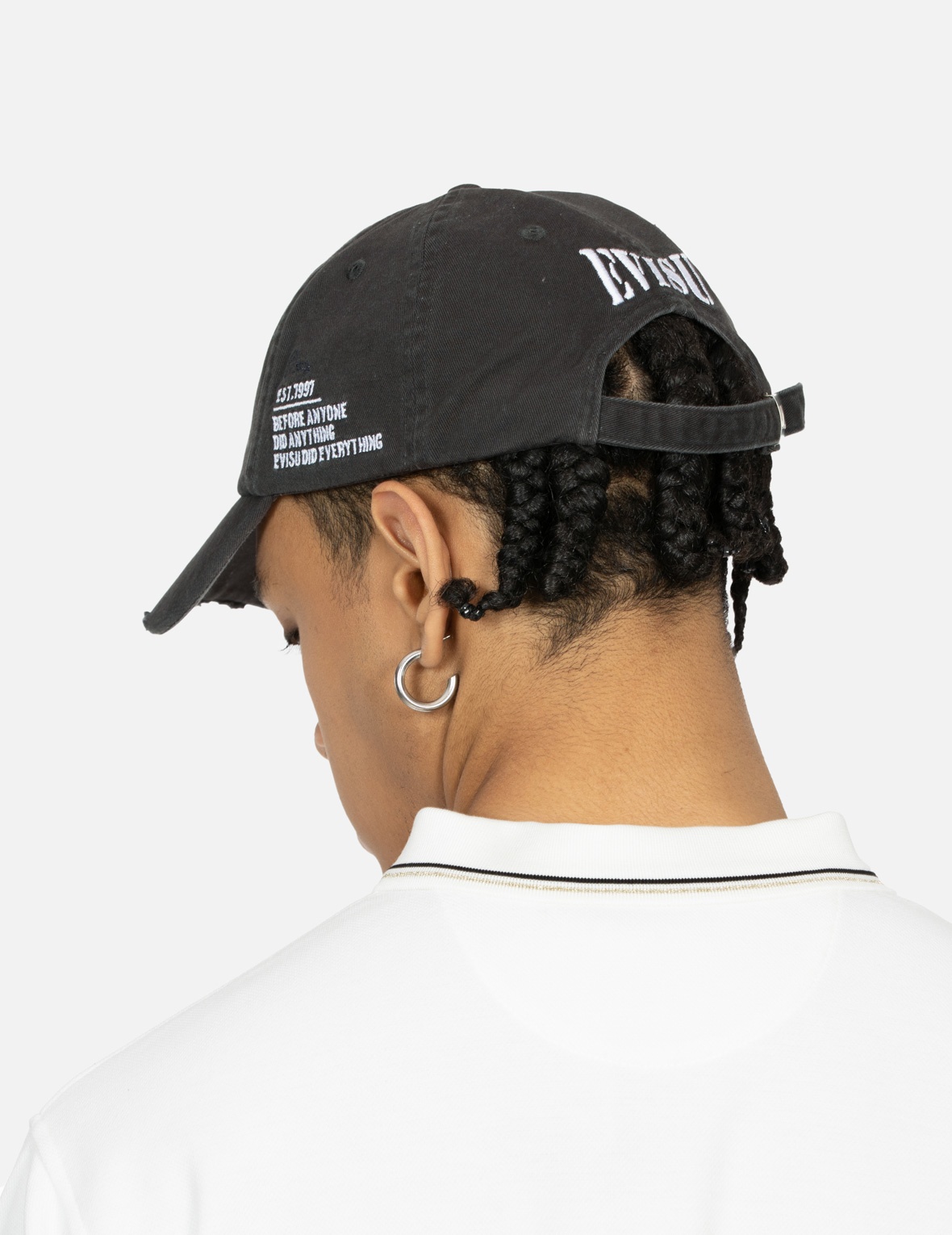 EMBROIDERY AND DISTRESSED EFFECT CAP - 5