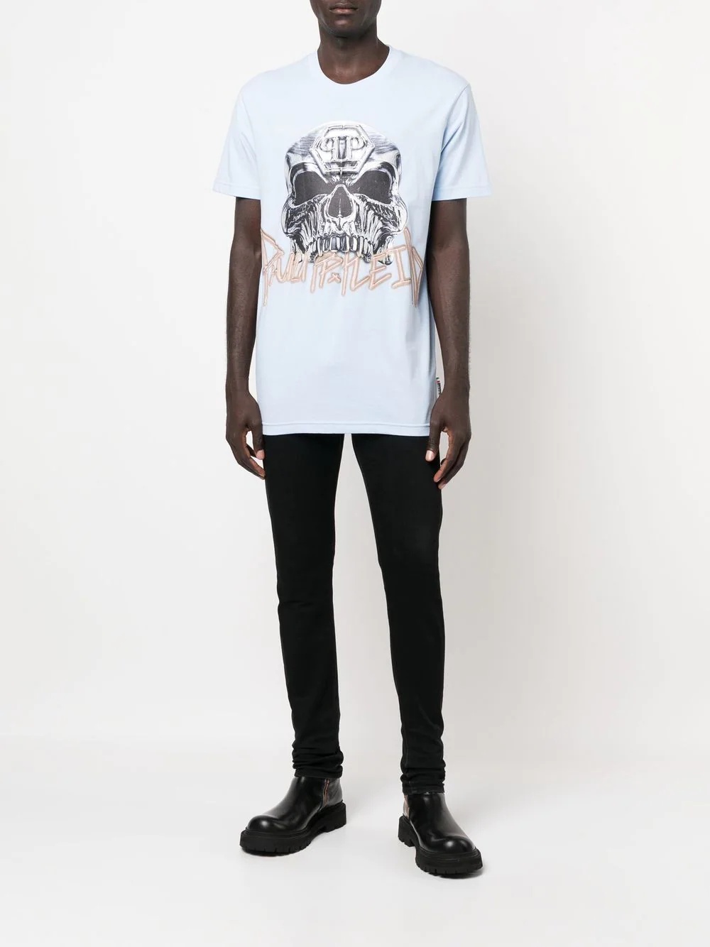 skull-print short-sleeve T-shirt - 2