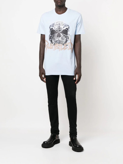 PHILIPP PLEIN skull-print short-sleeve T-shirt outlook