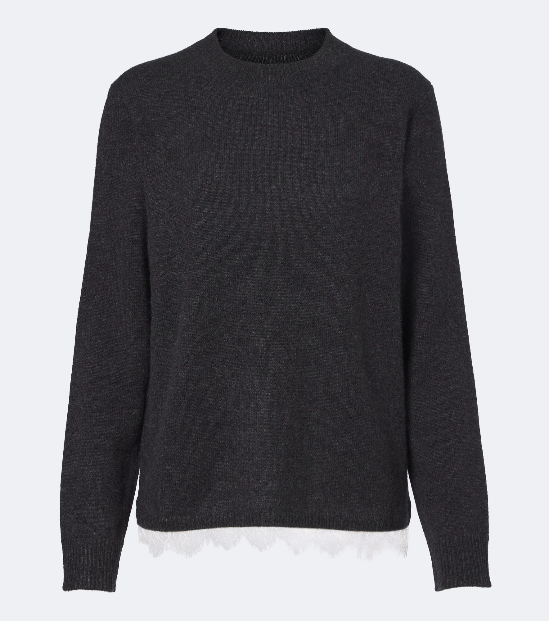 Arvo lace-trimmed cashmere sweater - 1