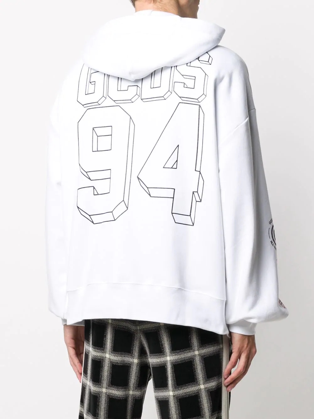 all-over graphic print hoodie - 4