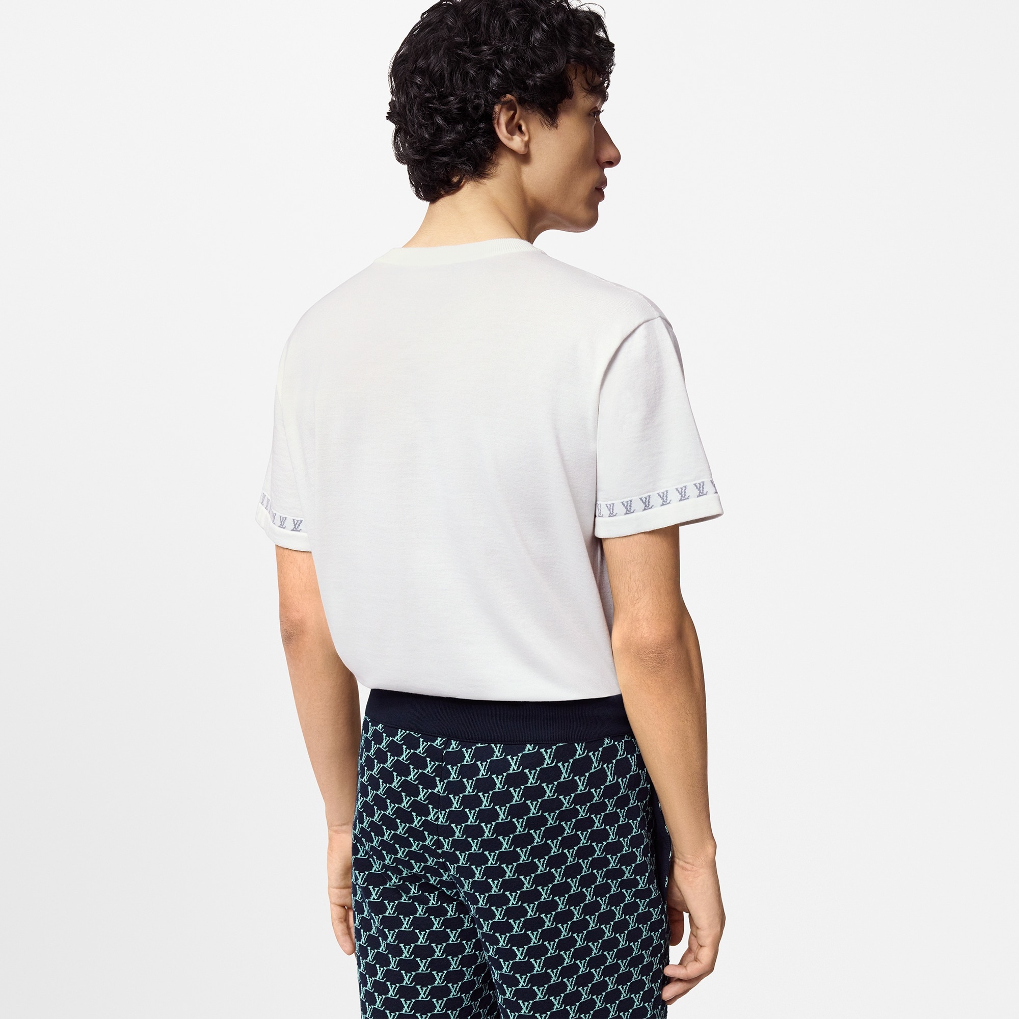 Short-Sleeved Cotton Crewneck - 5