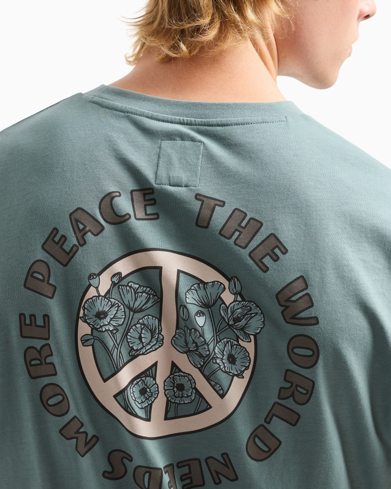 ASV JERSEY T-SHIRT WITH OVERSIZED PRINT FROM THE PEACE CAPSULE COLLECTION - 5