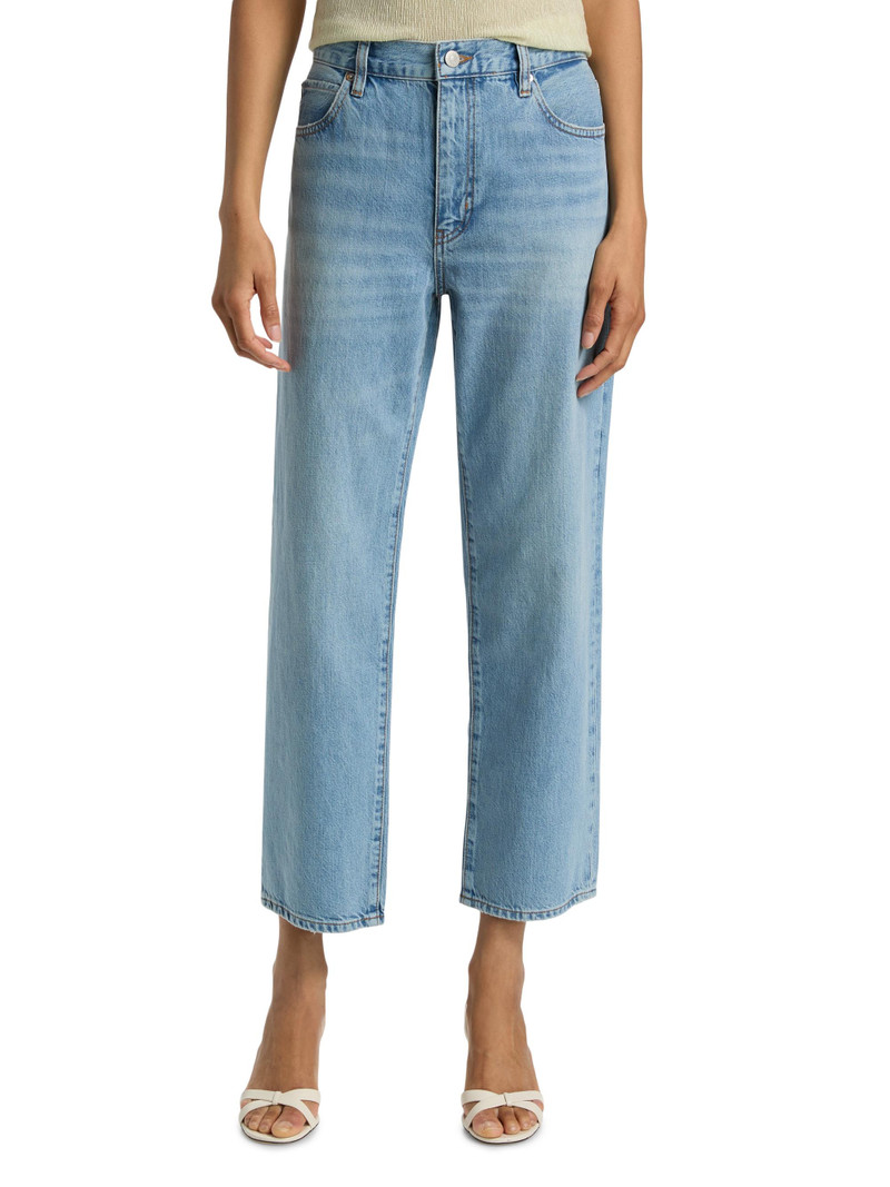 Women's Off Duty Hang Stretch-Cotton Straight-Leg Crop Jeans - Frey 3