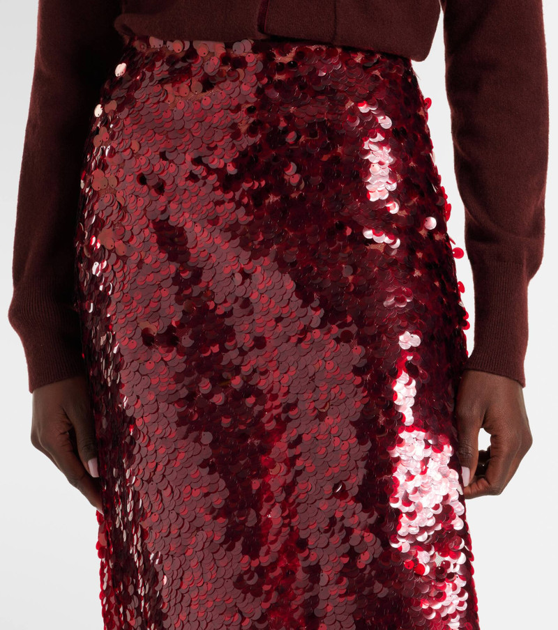 Lucite sequined midi skirt 4