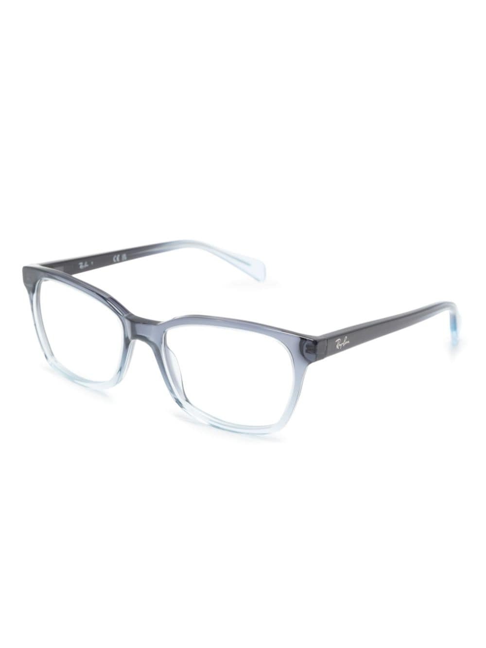 logo-plaque square-frame glasses - 2