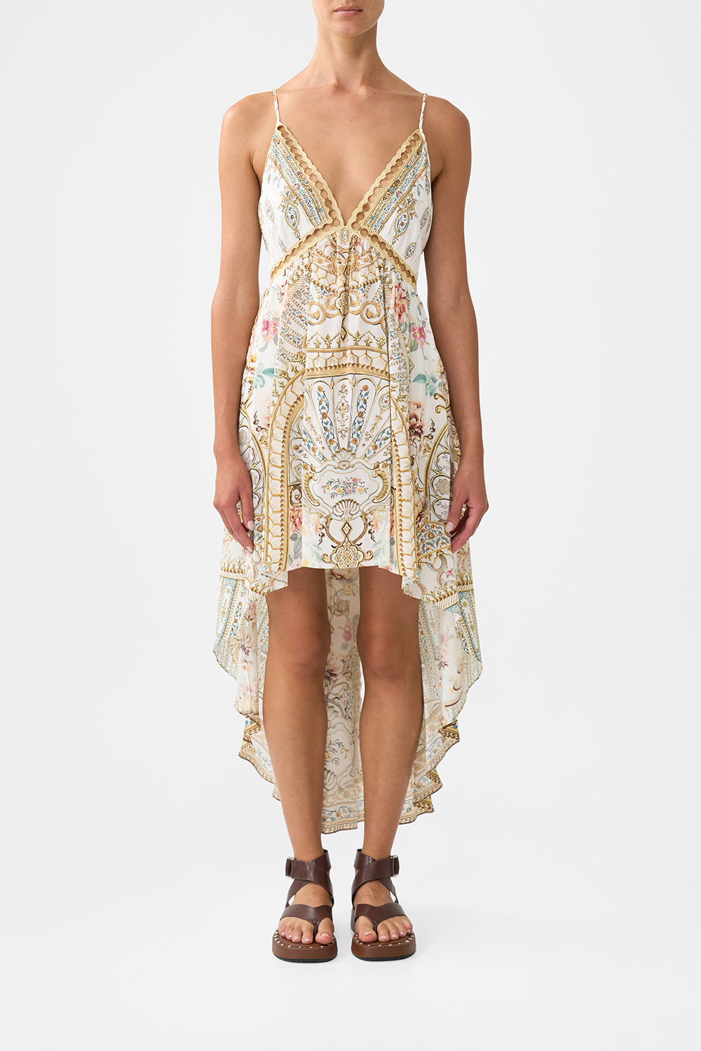 STRAPPY HIGH LOW DRESS WITH POCKETS - 2