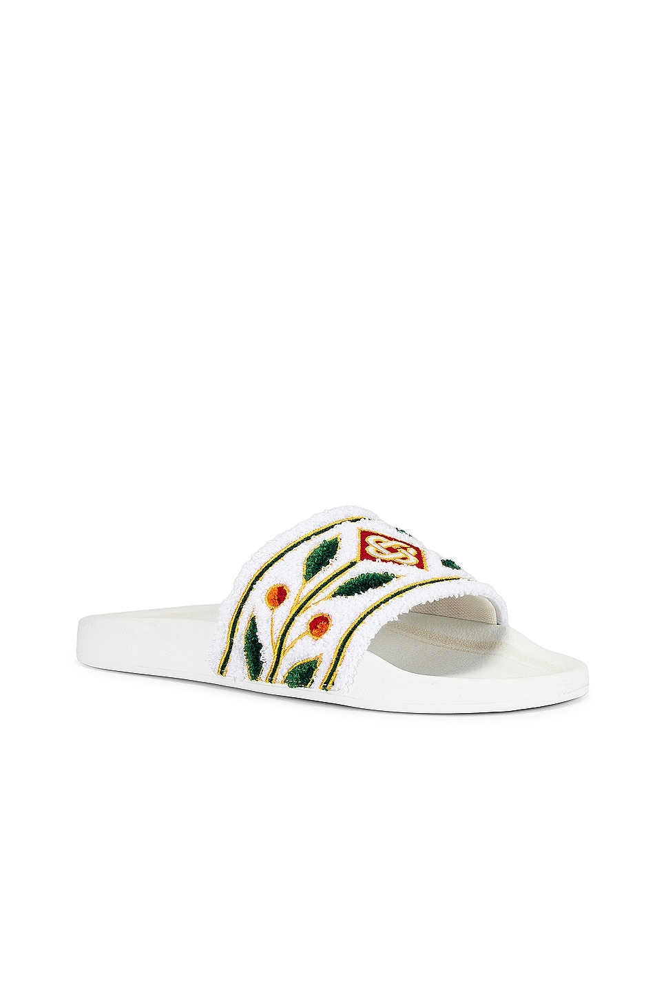 Embroidered Terry Slider - 2