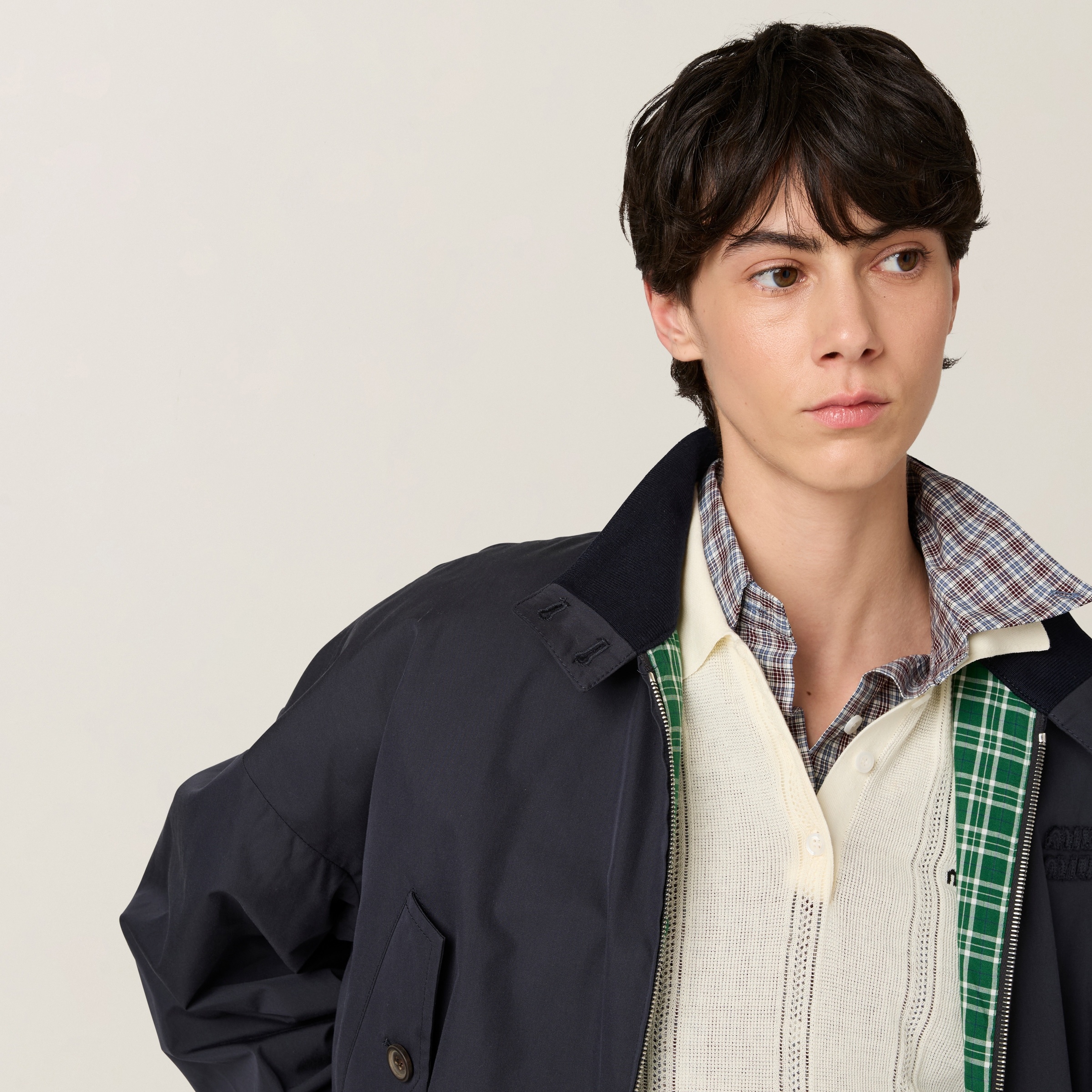 Panama cotton blouson jacket - 4