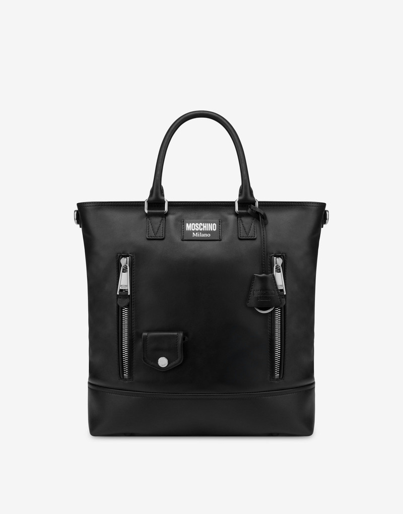 BIKER CALFSKIN SHOPPER 1