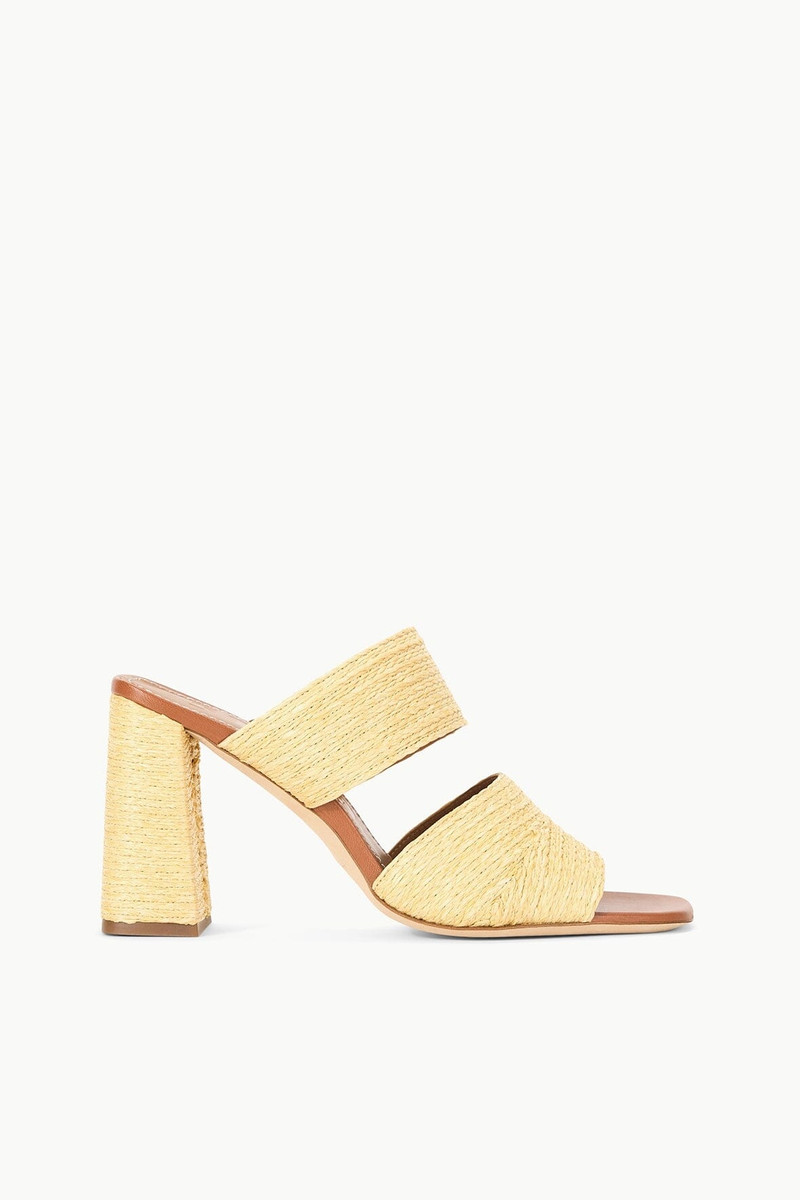 STAUD SKYLAR HEEL NATURAL RAFFIA - 1