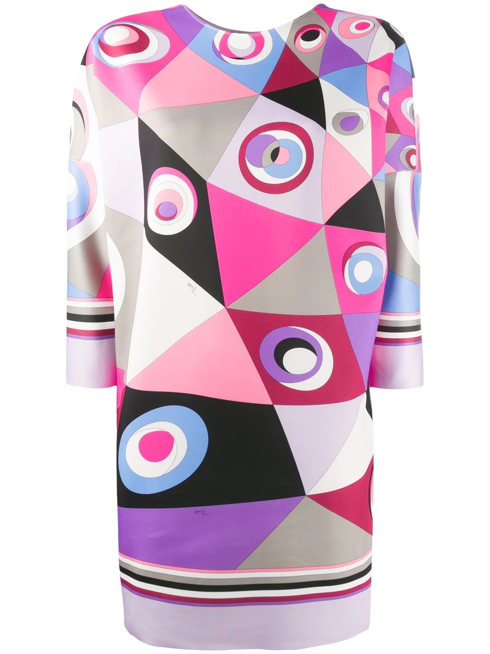 Occhi-print mini dress - 1