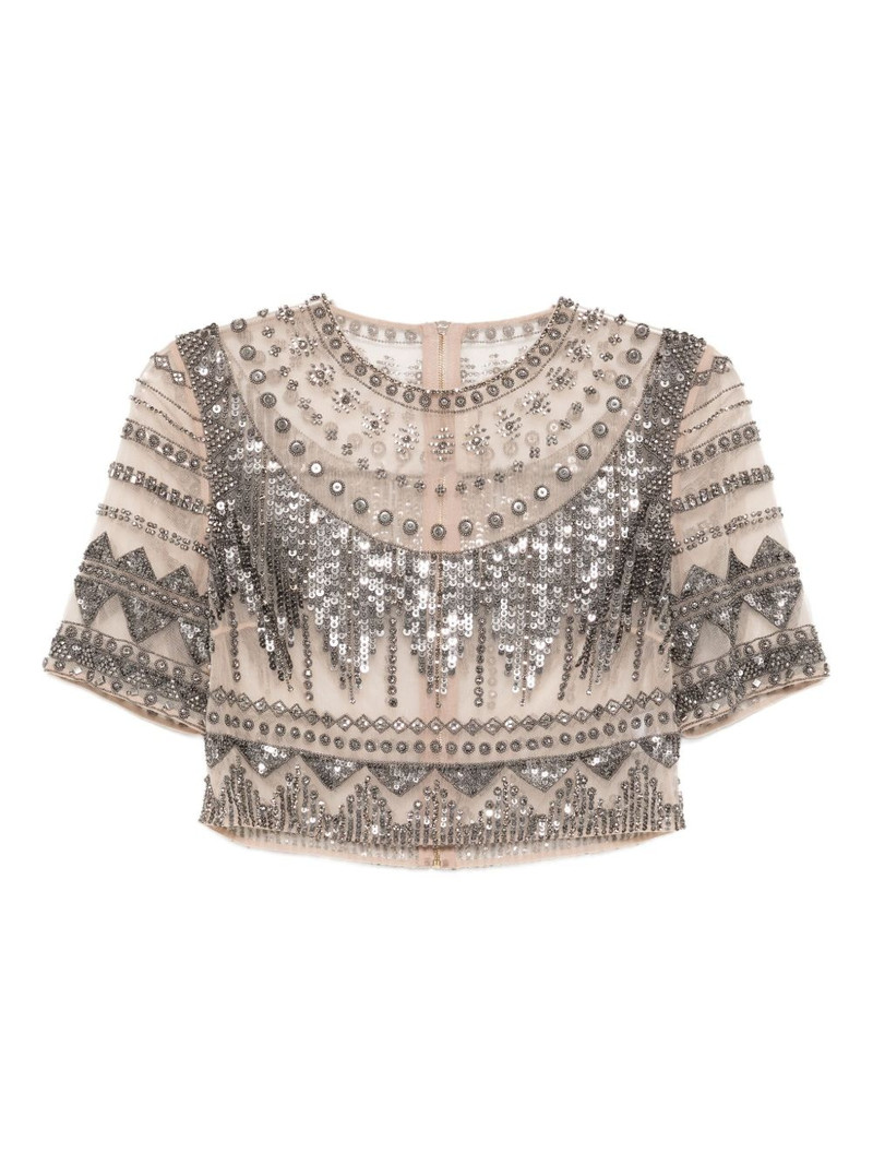 Tulle-art crop top 1