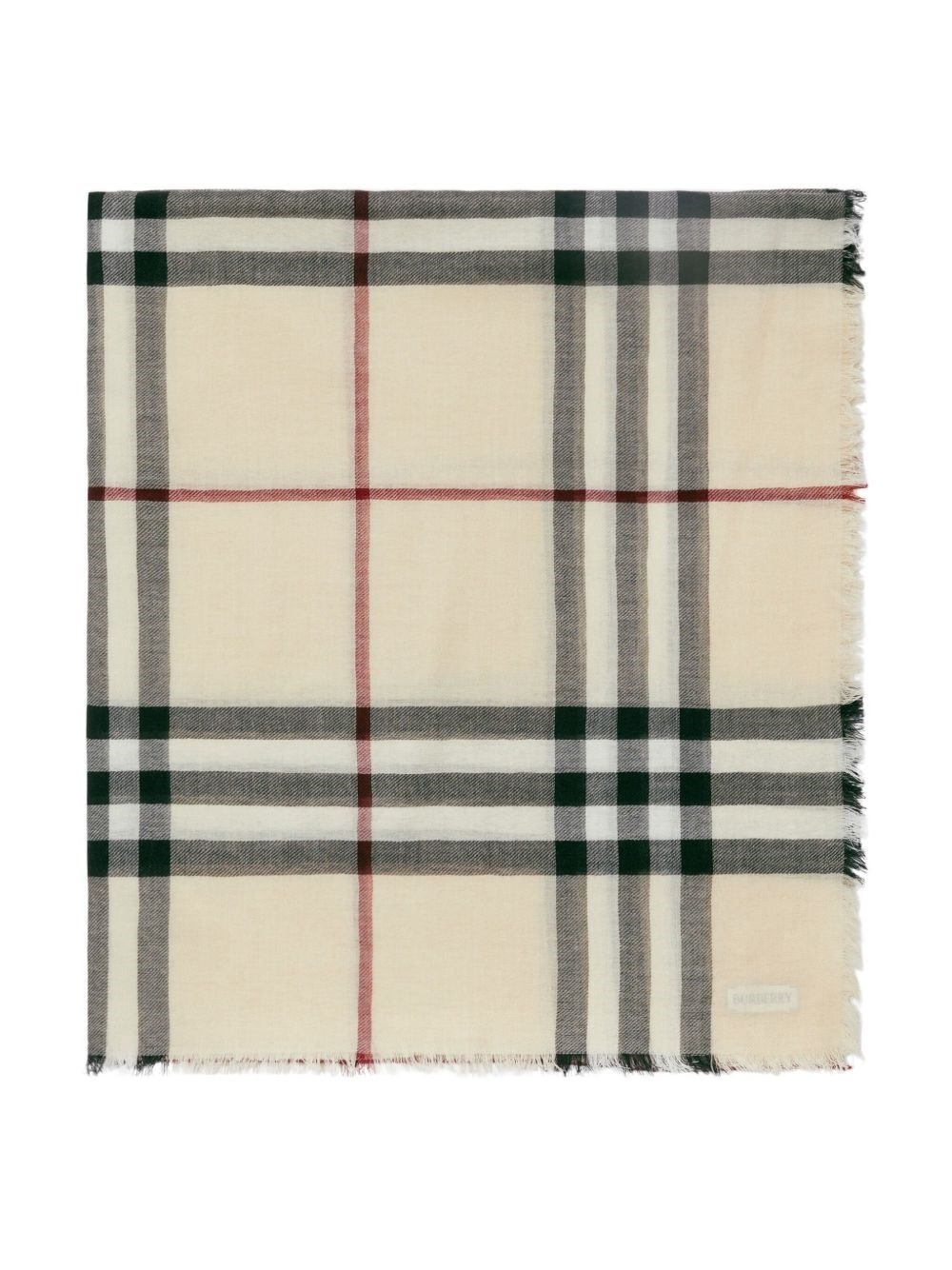Giant Check wool scarf - 2