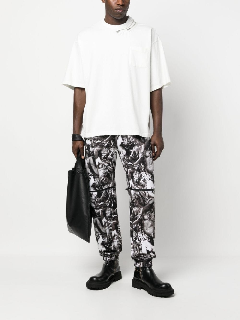 graphic-print track pants - 2