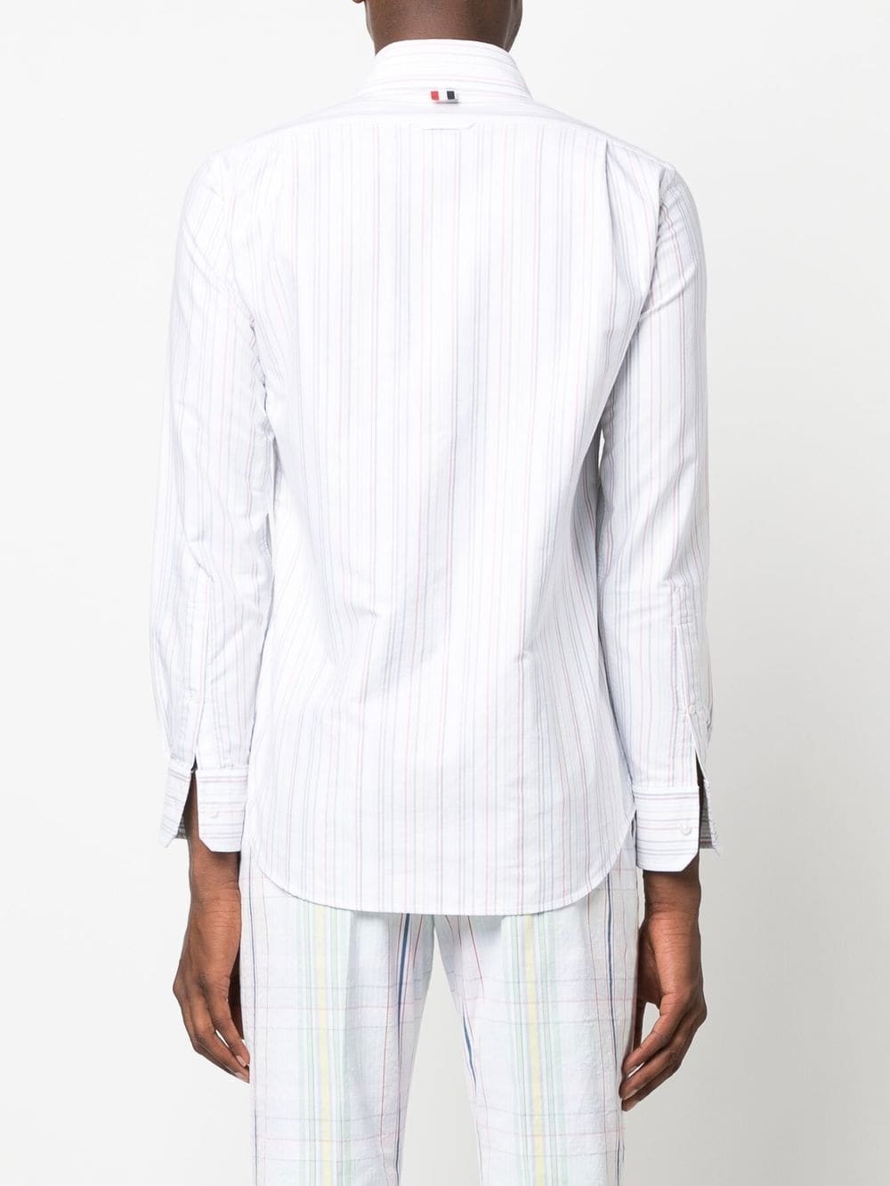 university-stripe long-sleeve shirt - 4