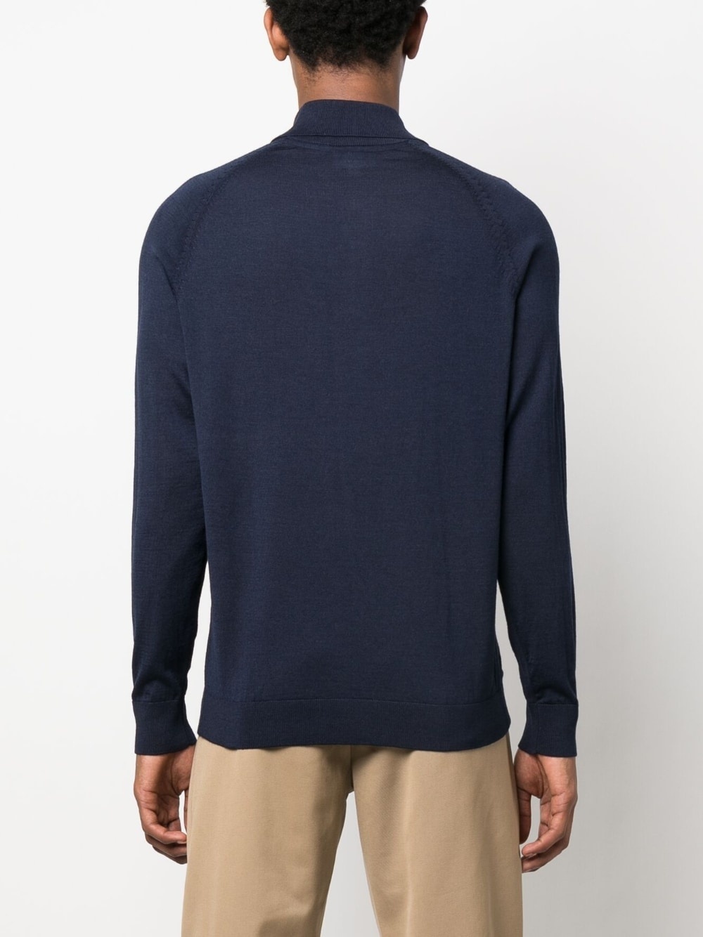logo-patch raglan-sleeve polo shirt - 4