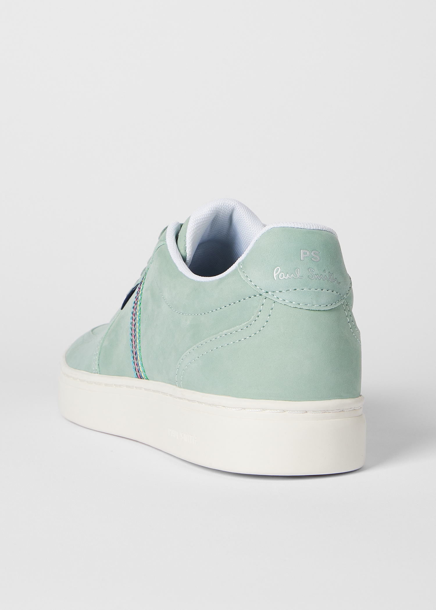 Mint Green Nubuck 'Margate' Trainers - 5