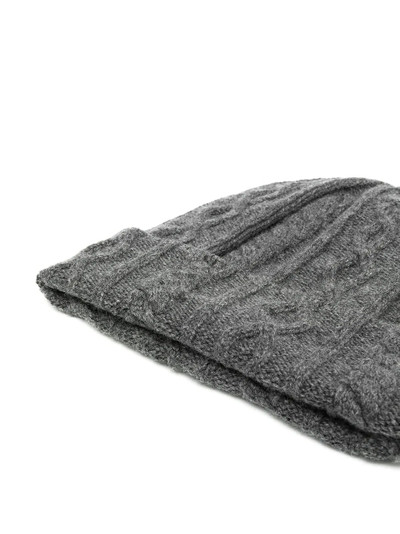 Brunello Cucinelli cable knit beanie hat outlook