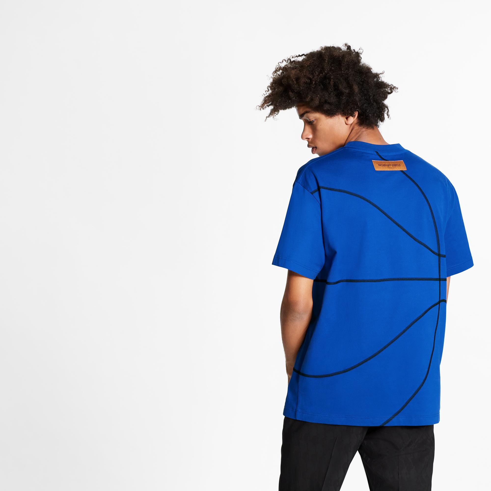 LVxNBA Embroidery Detail T-Shirt - 4