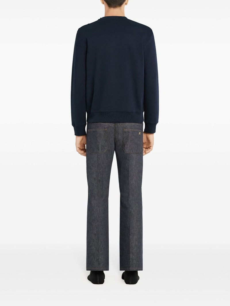 buttoned fleece sweatshirt 3