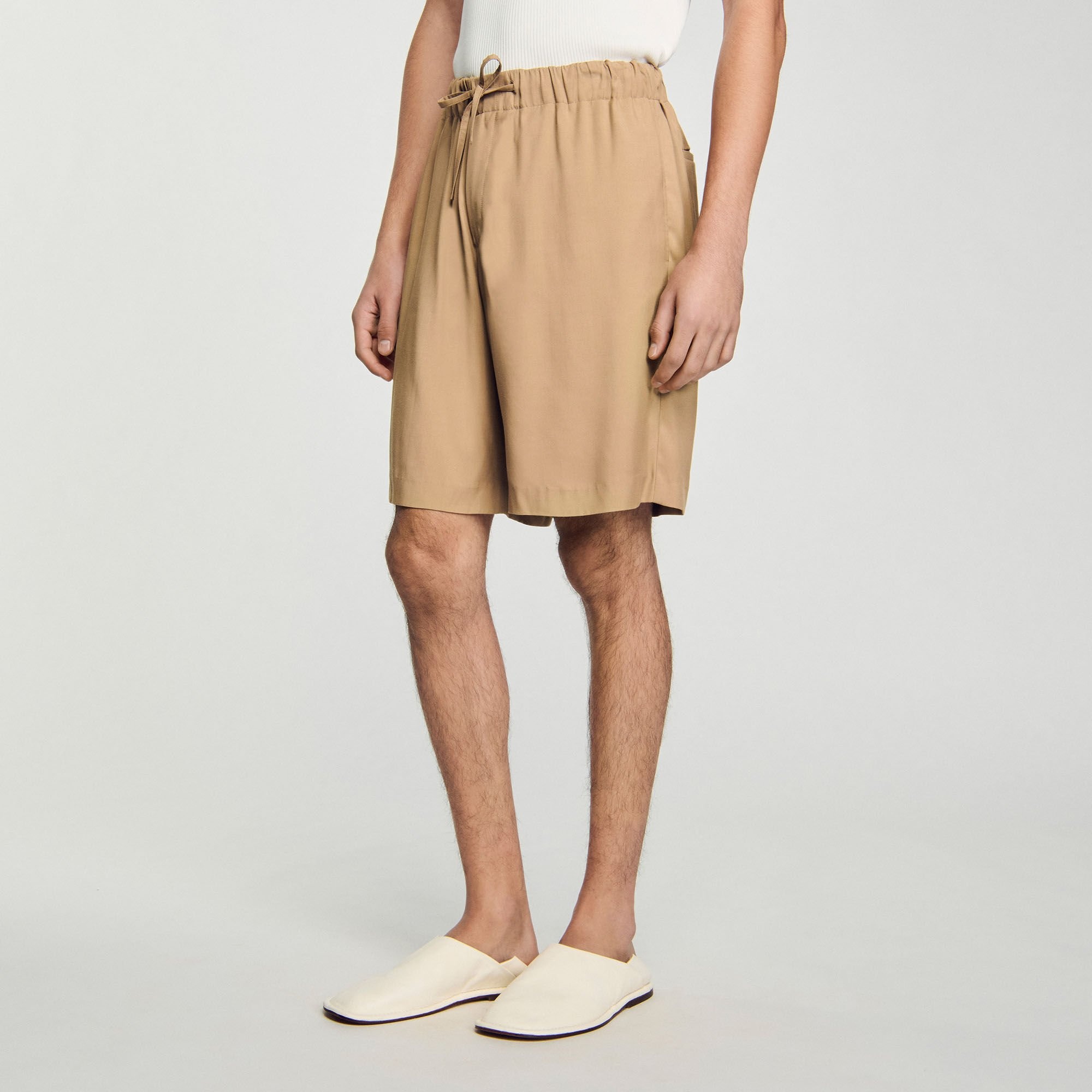 FLOWY BERMUDA SHORTS - 4