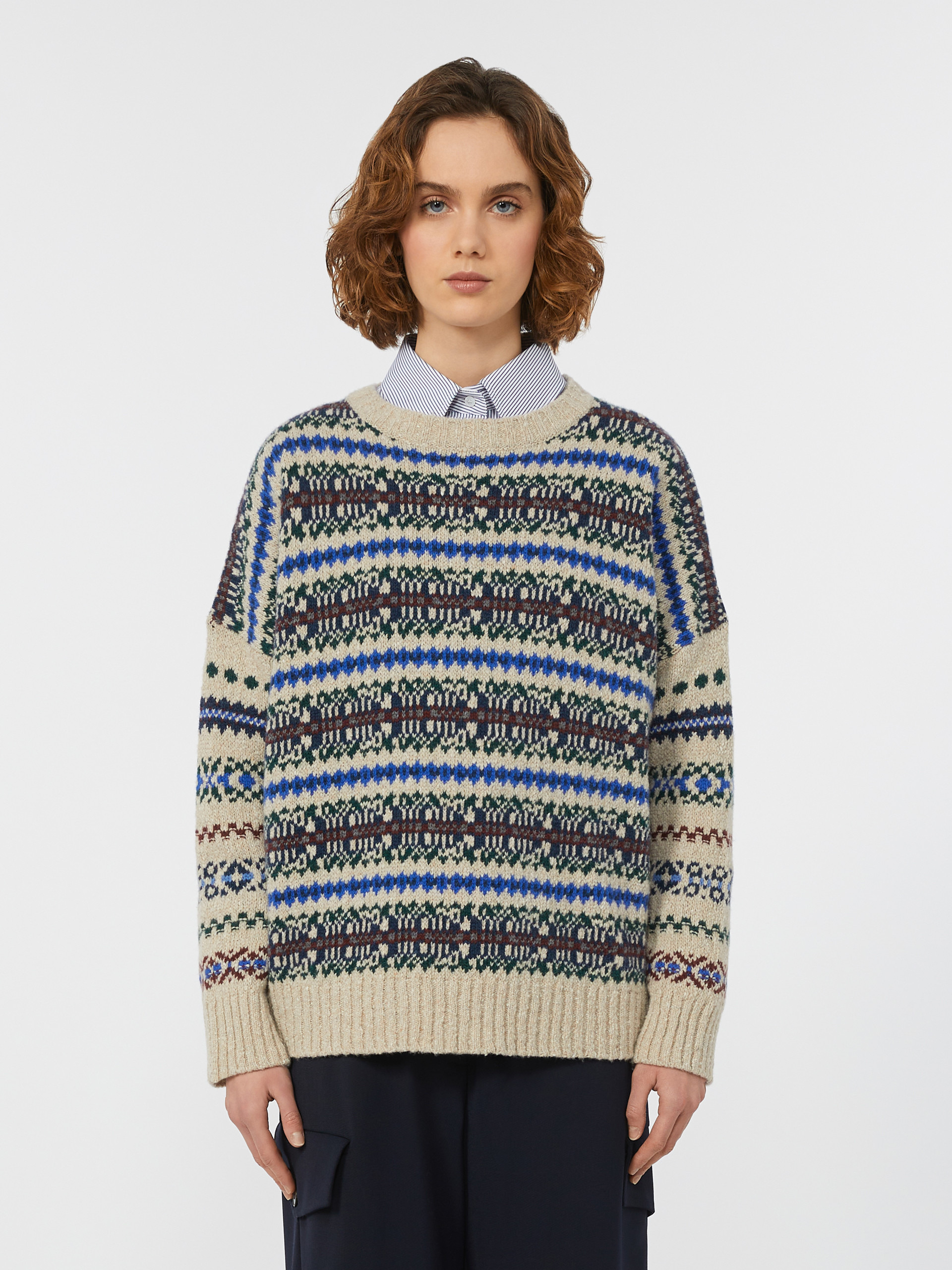 RIVETTO Wool tweed jumper - 3