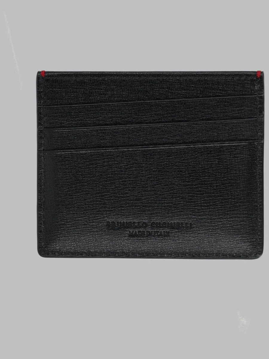 Brunello Cucinelli Men Portacarte In Pelle - 1
