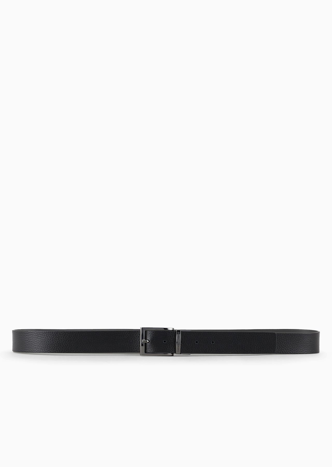 Palmellato-leather printed reversible belt - 4