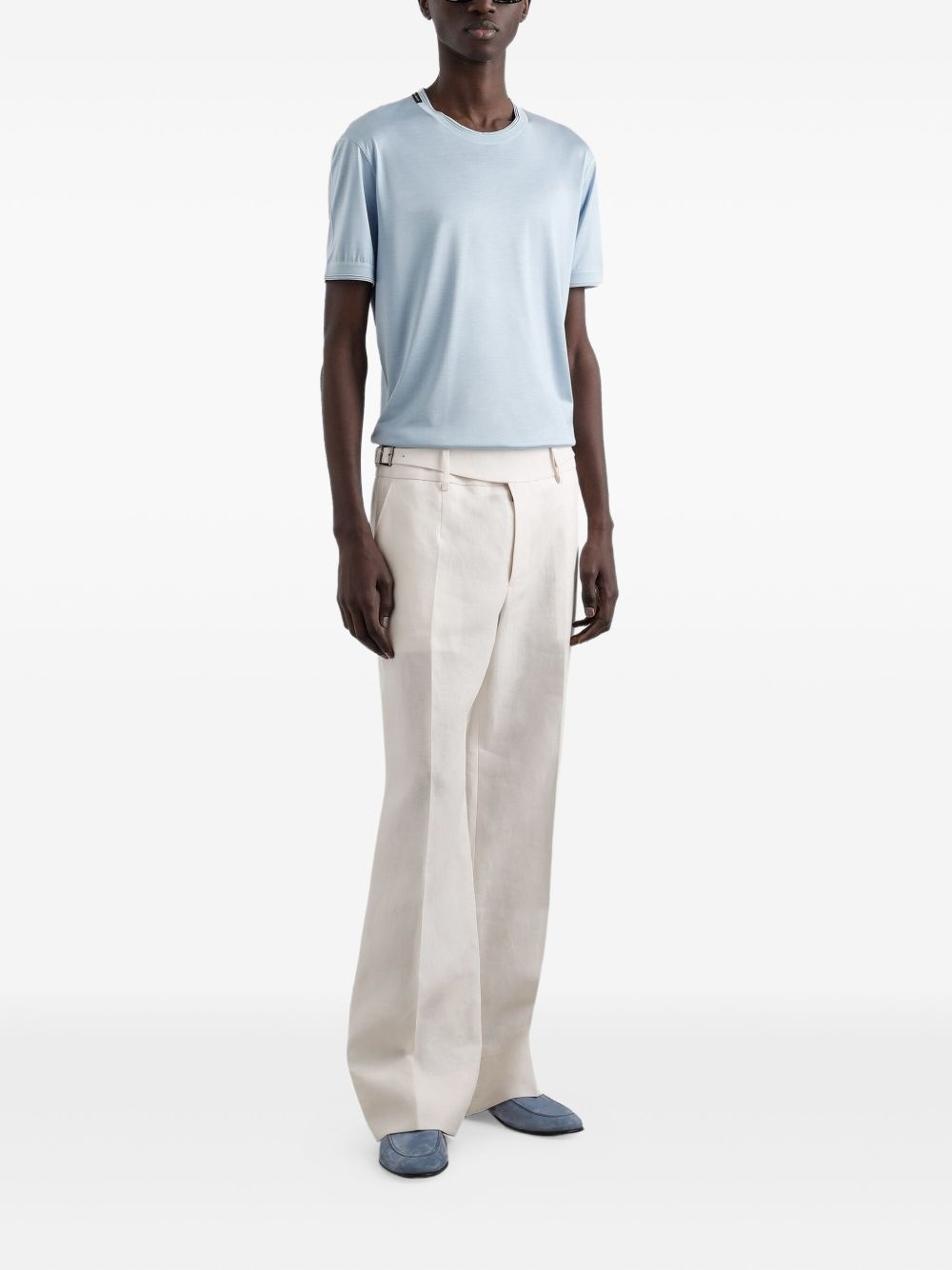 silk t-shirt - 2