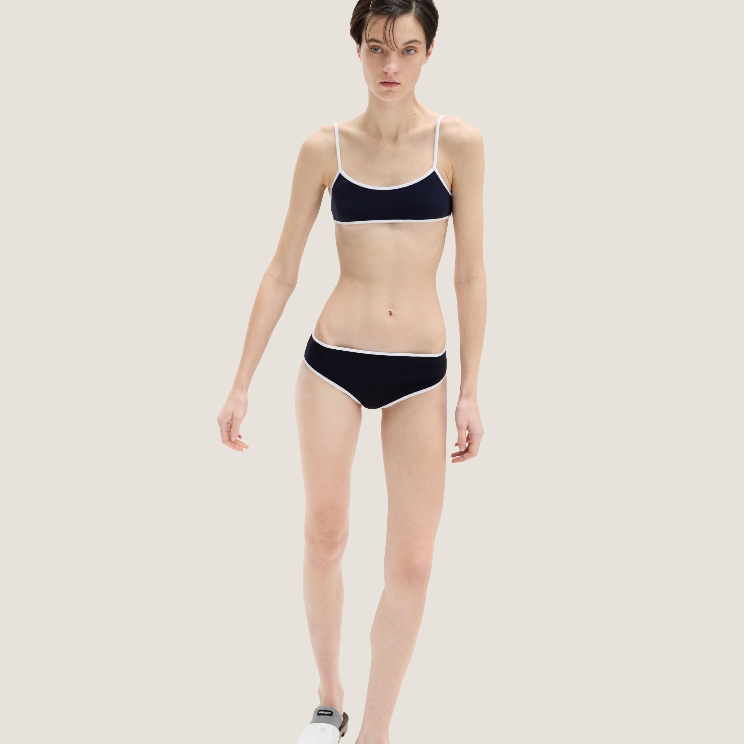 Technical knit swimsuit - 3