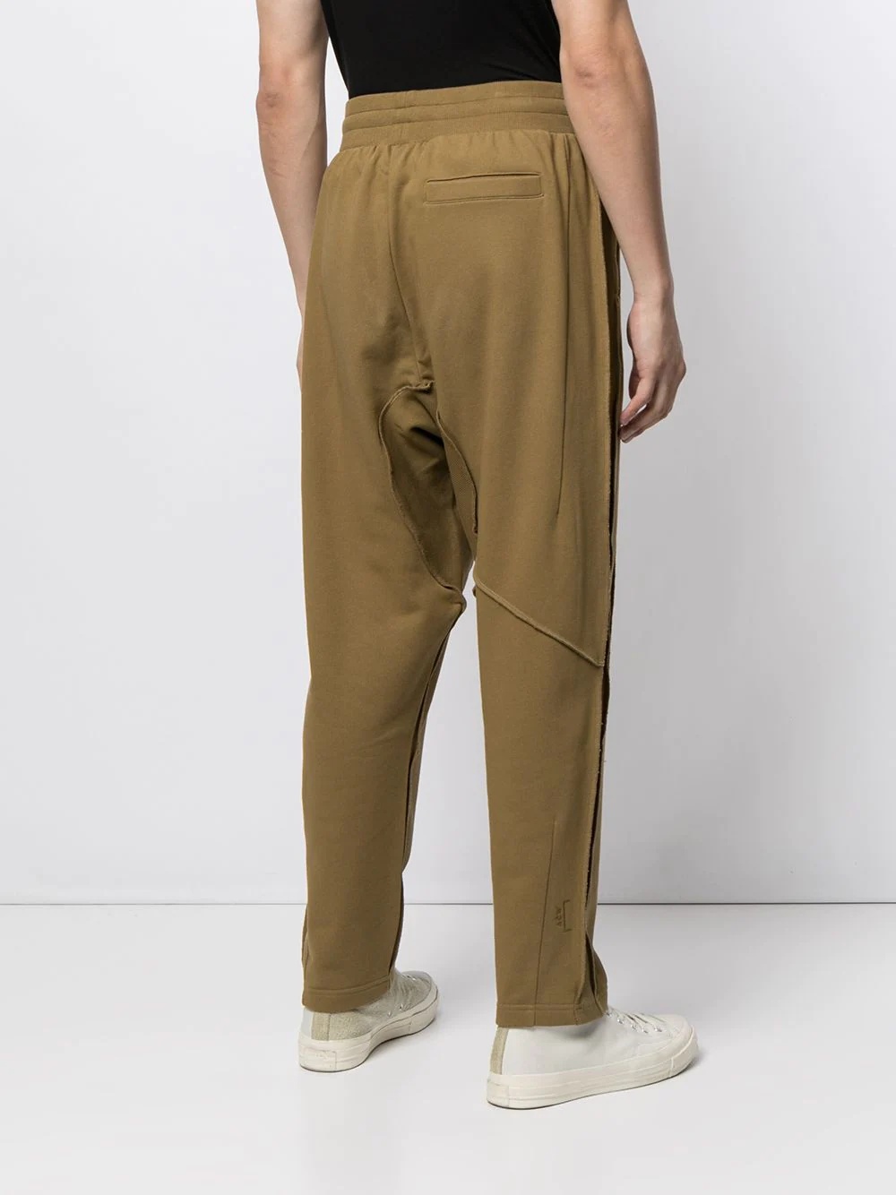 raw-seam track pants - 4