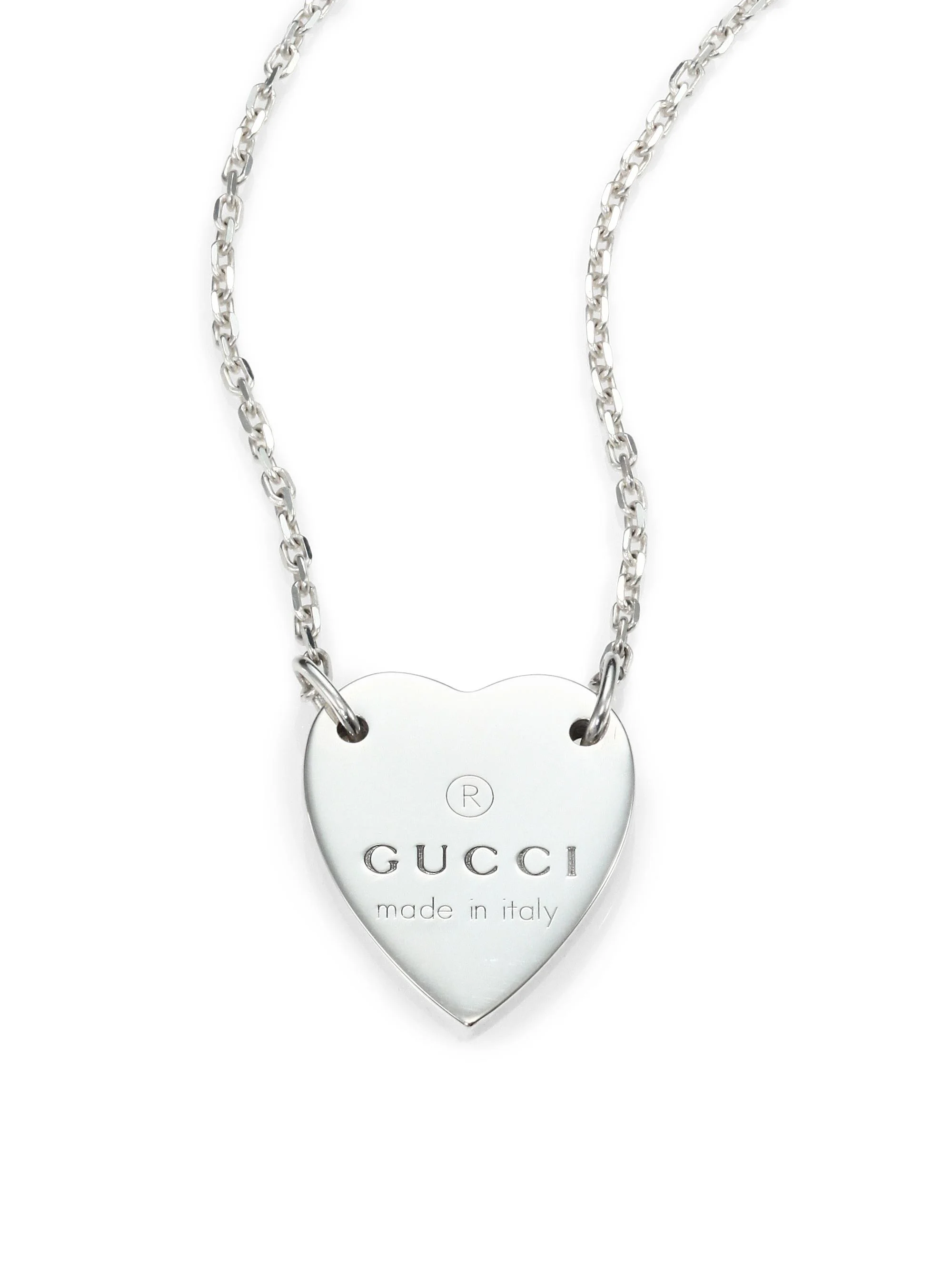 Women's Sterling Silver Signature Heart Pendant Necklace - Silver - 1
